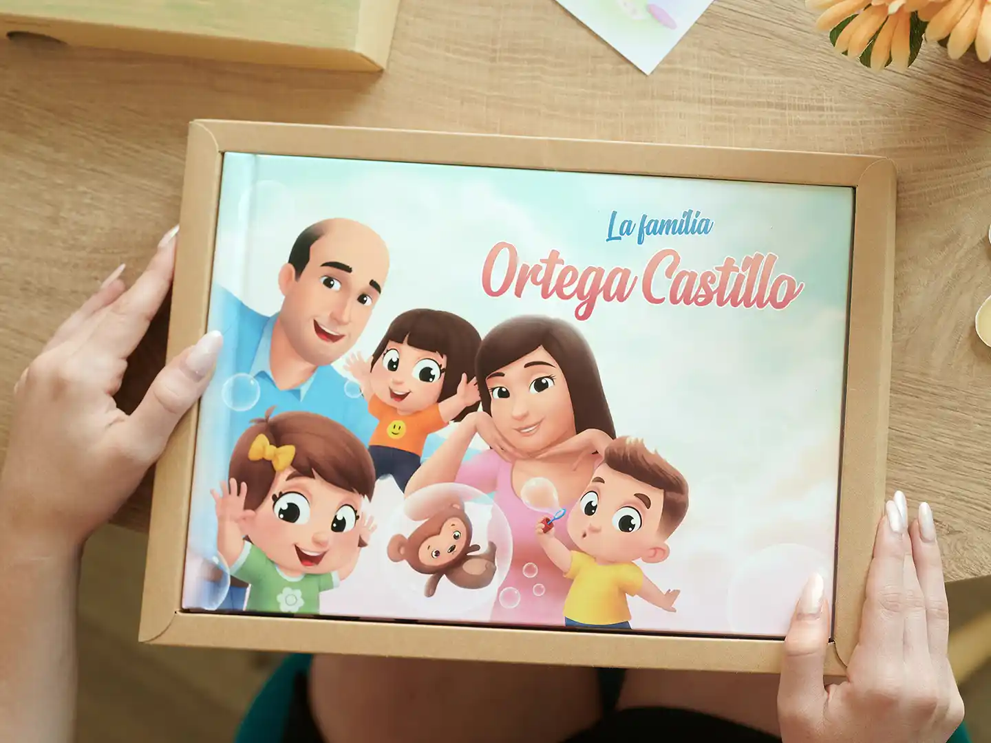 Libro personalizado para familias Hurra Héroes